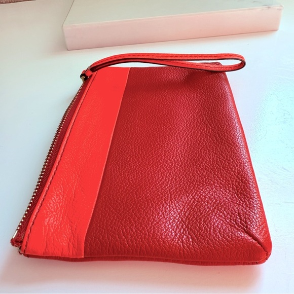 NWOT Fossil Keely Colorblock Leather Wristlet - Picture 4 of 6